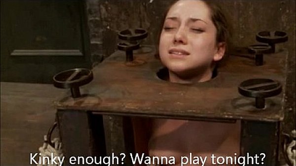 A sub girl bondaged, throatfucked and a clit t.