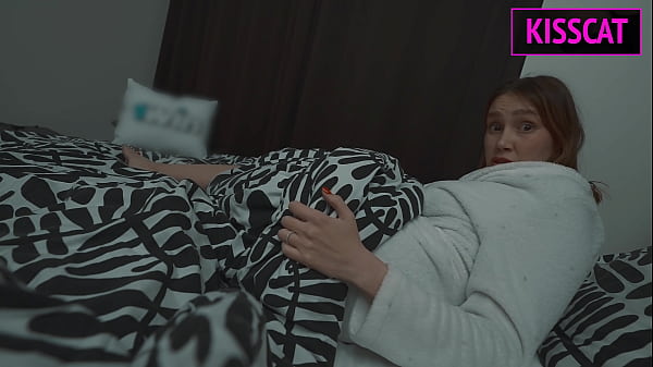 Taboo Fantasy Turns Real? Step mom Helps Step son in Share Bed with Hand, but Fills Pussy with Cum