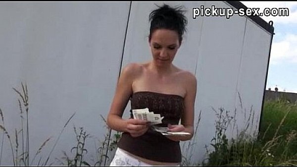 Sexy Czech girl Ebbi banged with a pervert stranger for money