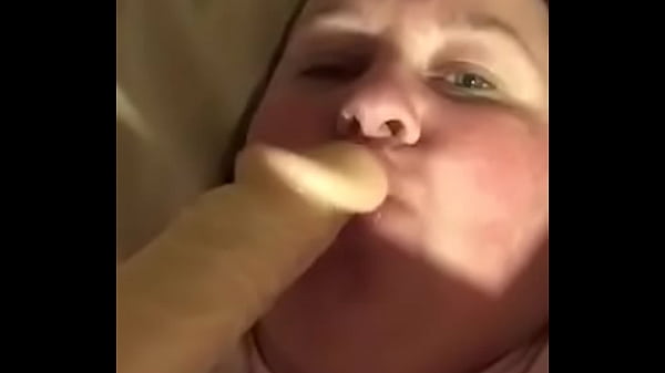 SoLO BBW masturbates orgasm on thick white cock