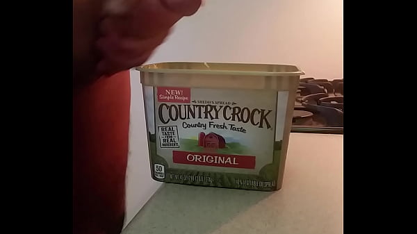 Yummy cum with my food.