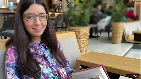 The girl from the library turned out to be a nymphomaniac and loves sperm on her glasses  