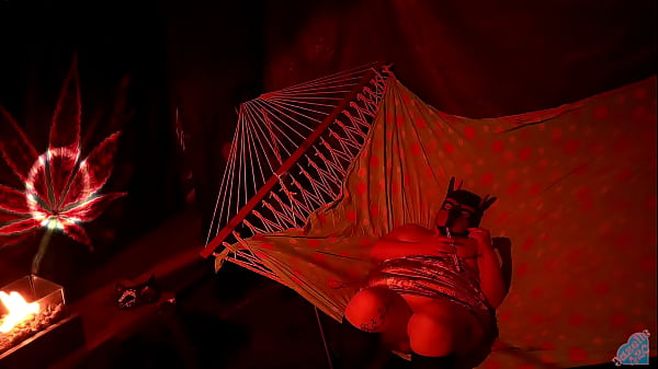 Teasing while laying in a hammock