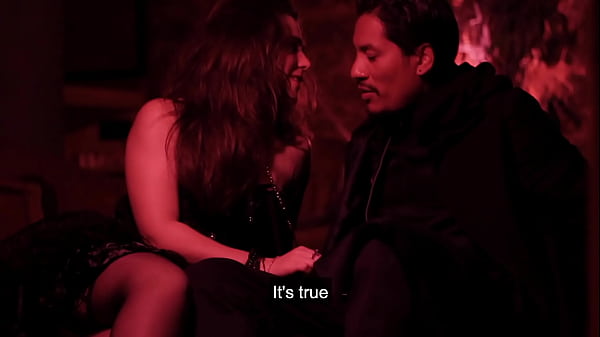 The Witch seduces the Hunter so that he doesn't her and manages to make him horny until he ends up fucking her.