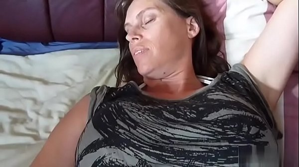 Brunette milf wife showing wedding ring probes her asshole