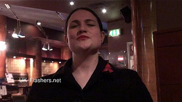 Upskirts masturbation in public restaurant of chubby amateur voyeur babe Alyss