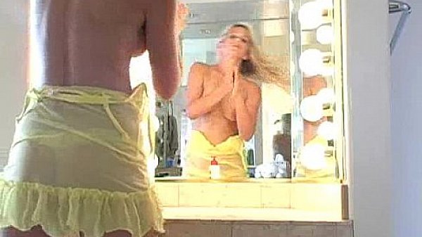 Lia's yellow lingerie