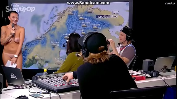 Naked Weather girl