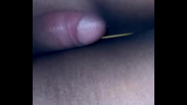 Crossdresser rubbing dick