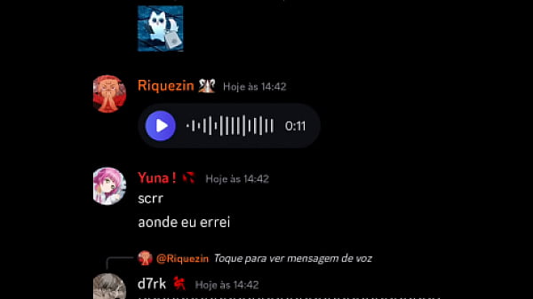 Piranha jogada gemeno o vulguinho bem esteriotipa no discord