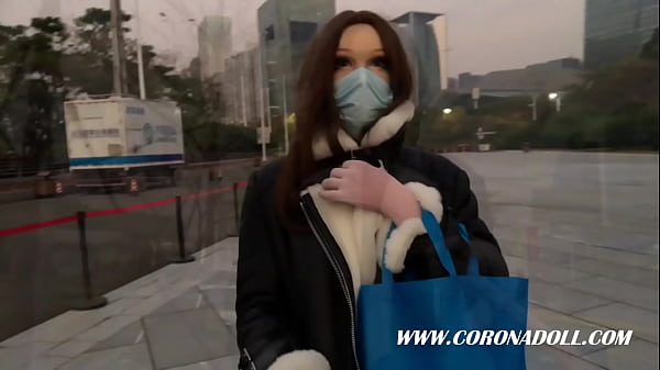 Rubber Doll Alone Outdoors