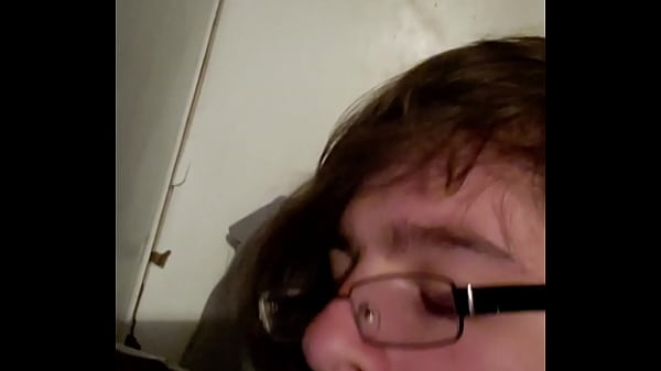 Giving my dildo a good bj