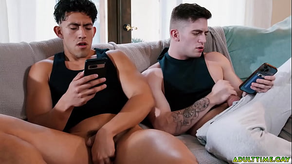 Trevor Brooks and his friend Zeno Rey have hot bareback sex