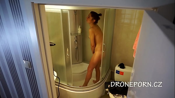 Hidden spy camera in shower  