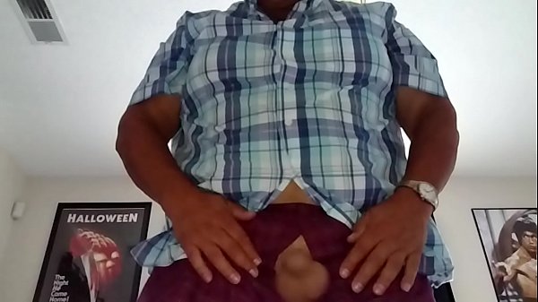 Playing with my cock for my gay friends in slow motion