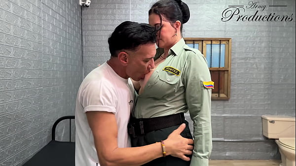 Forget jail, foreigner agrees to fuck busty MILF cop  