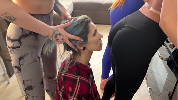 Pussy And Butt Worship Group Lesbian Domination With Jucy, Agata, Agma