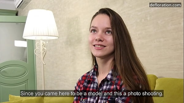 First time Russian girl Juliette Bellamy in the studio  