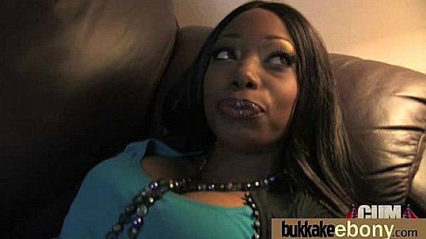 DP with german ebony bukkake t.