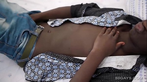 African Twink Ben Stroking Big Cock