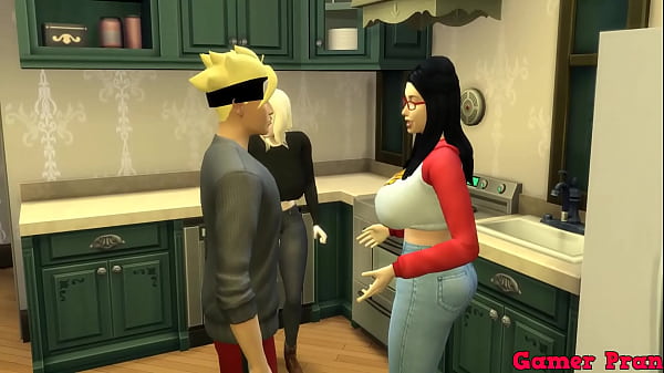 Pervert Family Cap 2 and sarada talking with tsunade to see if she wants to make a threesome with them at the end, everything comes out better a lot of milk inside them