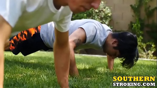 Steamy breeding session between studs