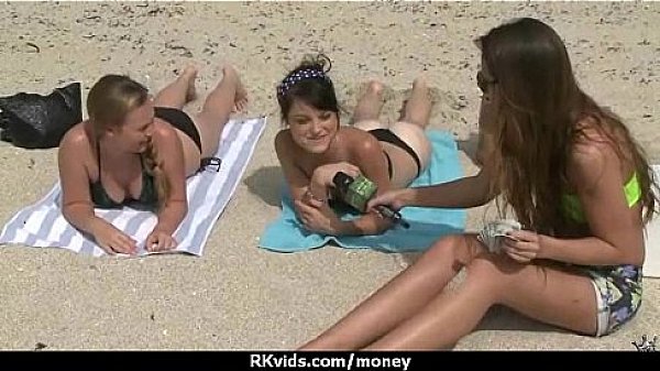 Desperate teen naked in public and fucks to pay rent 9