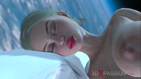 Hot android shemale fucks a young woman in the international space station