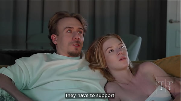 Juicy Creampie! Hot Blonde Gets Doggy Style On Couch. 4K HD Tim Team