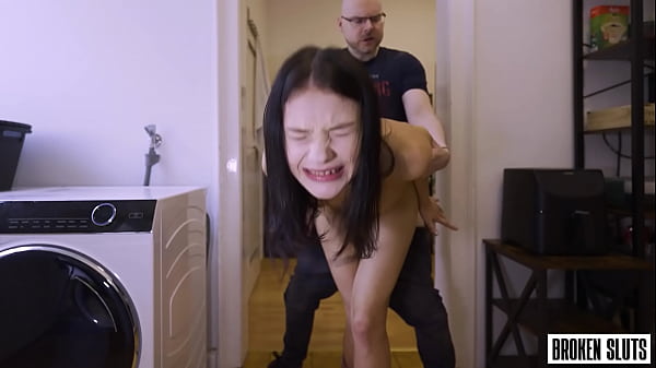 RENT IS DUE - Petite Teen Gets Her Pussy Destroyed By Her Landlord