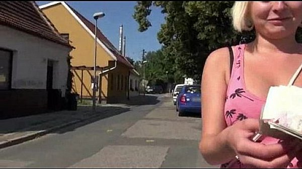 Eurobabe blondie Alexis Leone pussy drilled for money