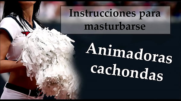 Cheerleader juega con tu polla, sigue sus ordenes. 