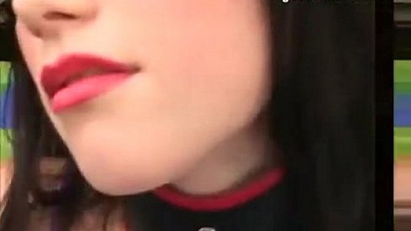 Girl in collar and high heels fucked in ass