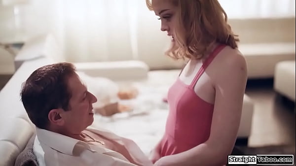 Student seduces a teacher to pass a test.The older man sucks her small tits and licks her pussy.The blonde deepthroats his big cock and then is fucked 