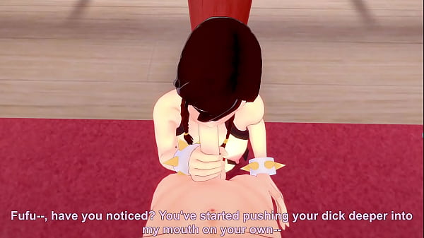 Chun li whit her black costume having sex animated pov  