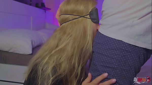 Prank stepmother in the game guess the taste of ice cream! put the dick in my mouth and cum in my mouth! she loves to swallow al