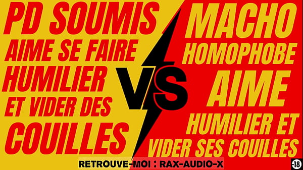 Un macho va te baiser comme un sou homme  