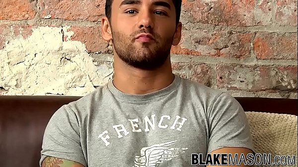 Tattooed latino jock solo masturbation