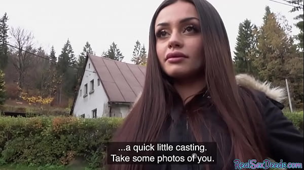 Outdoor POV sex 4 cash between gagging slut and total stranger