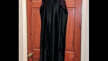 Silk and satin nightwear sets made up in a gallery so will play a few seconds i love these.  