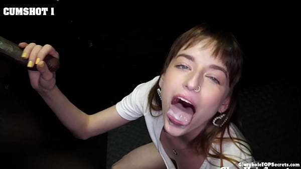 It's incredible to see how such innocent girls turn into massive cum fiends if you put them in a gloryhole setup. 8 cumshots for you Lana, great job!