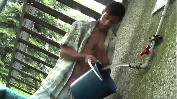 Hot Gypsy Akon gets his friend to give him a hot handjob and films it. 