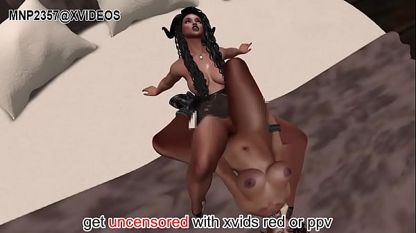 3D Girls in Latex Outfits having Girl on Girl Fun (CENSORED)  