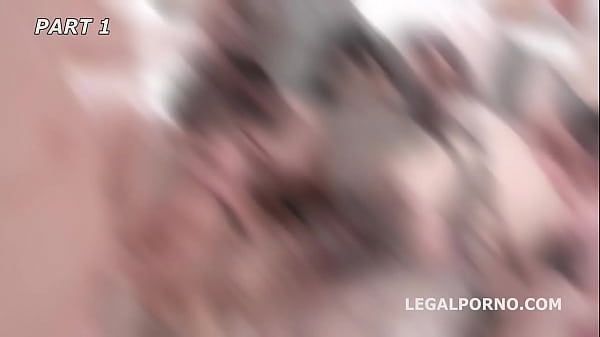 Two Trans Girls DAP'ed Lidya Black #1 Balls Deep Anal and Swallow BTG022 