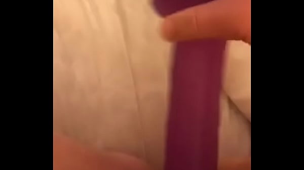 Masturbating pussy with dildo and squirting