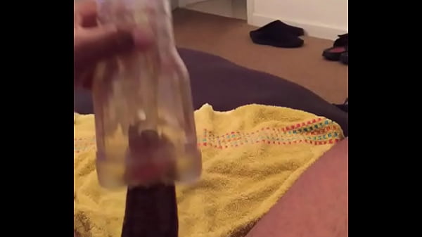 Fleshlight stroking till i bust a strong nut deep in it