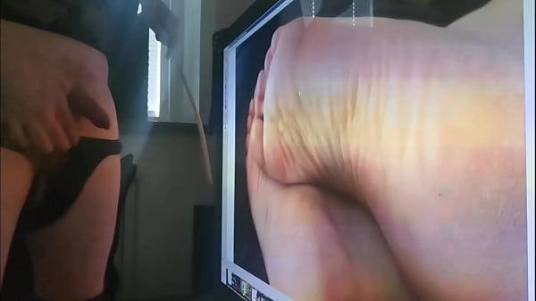Amateurboys cock whipping cum tribute to Swedish Mistress sexy feet 
