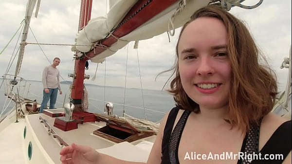 Girlfriend Blows, Fucks, and Gives a Prostate Massage to her Boyfriend on a Boat