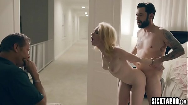 Sexy redhead stepdaughter banged by a guy like a whore