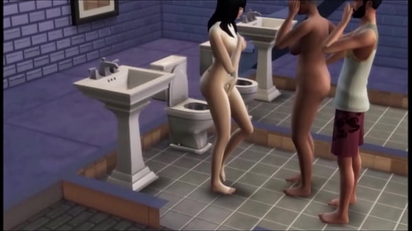 Busty asain goes to a local pool to make new friends and have sex with them!  